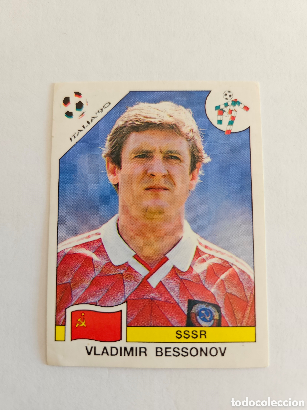 Cartes &agrave; collectionner de Football: Cromo panini mundial Italia 90 n&uacute;mero 137 Bessonov - Stickers album world cup Italy 1990