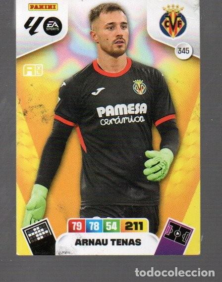 Cromos de F&uacute;tbol: CROMO DE FUTBOL XL ADRENALYN PANINI LIGA 2025/26 N&ordm; 345 DE VILLARREAL ARNAU TENAS