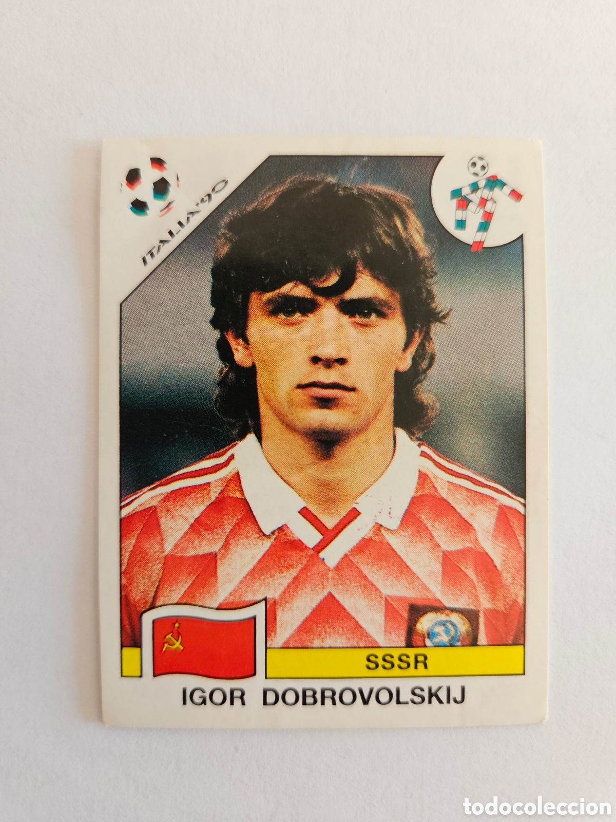 Cromos de F&uacute;tbol: IGOR DOBROVOLSKIJ UNION SOVIETICA SSSR 150 MUNDIAL ITALIA 1990 90 PANINI NUNCA PEGADO SIN PEGAR