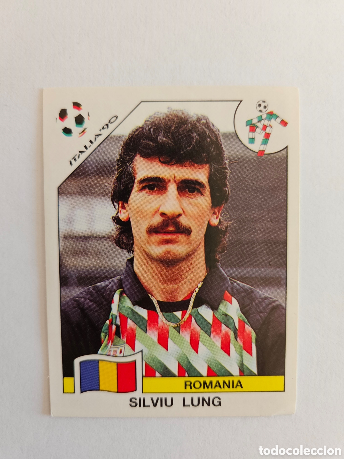 Cromos de F&uacute;tbol: PANINI - ITALIA 90 - 1990 - RUMANIA - SILVIO LUNG 153 - NUNCA PEGADO