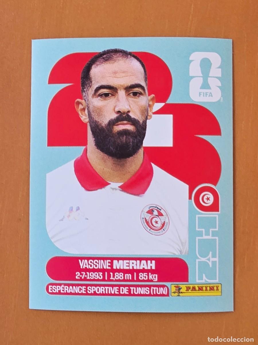 Cartes &agrave; collectionner de Football: TUN 6 Yassine Meriah, T&uacute;nez, Panini FIFA World Cup Mundial 2026 Sticker