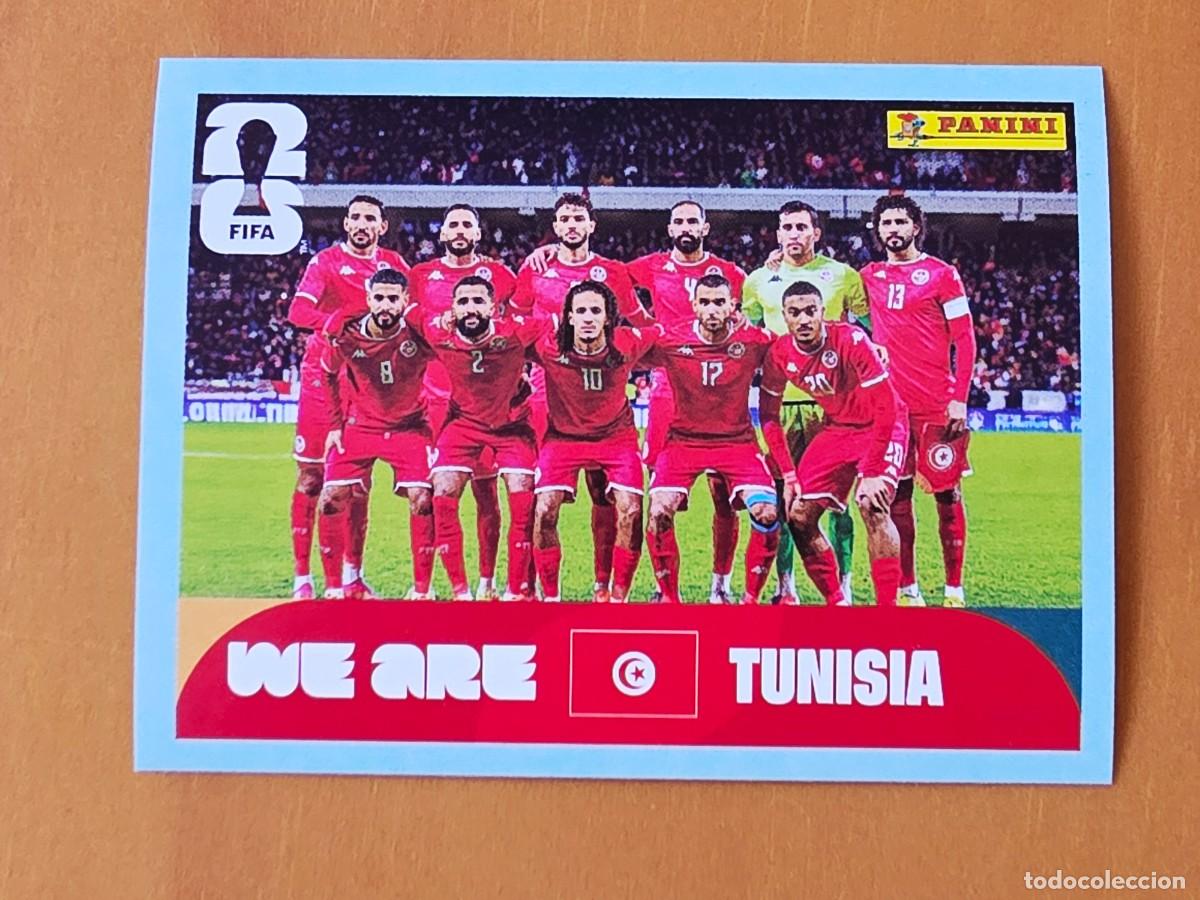 Cartes &agrave; collectionner de Football: TUN 13 Alineaci&oacute;n equipo plantilla, T&uacute;nez, Panini FIFA World Cup Mundial 2026 Sticker