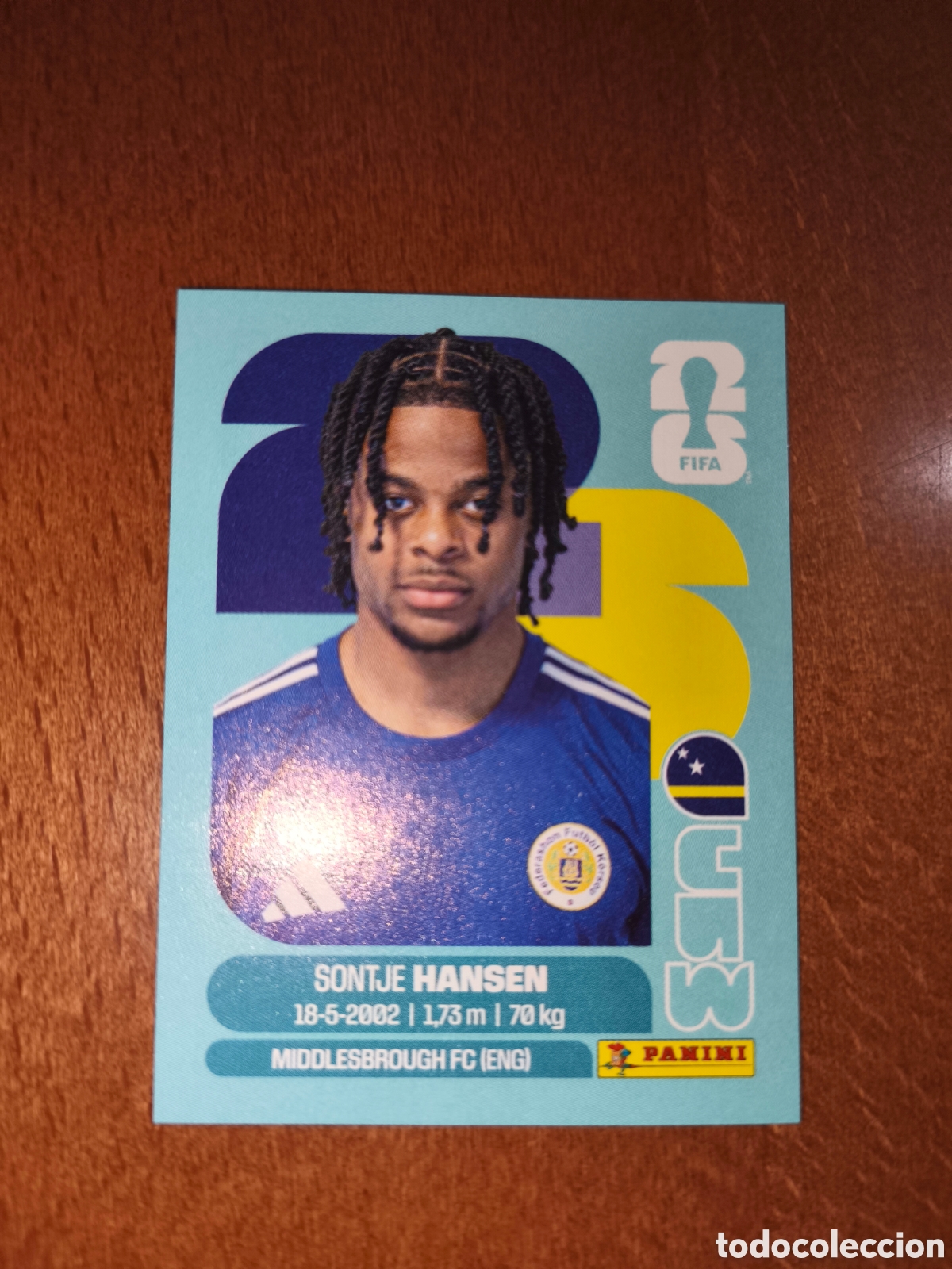 Fu&szlig;ball-Sticker: CUW20 Sontje Hansen CUW 20 Fifa World Cup 2026 Cura&ccedil;ao