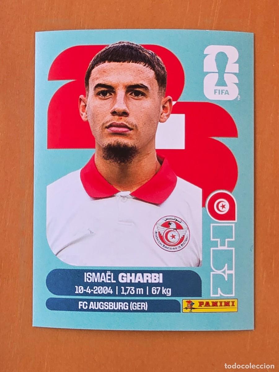Cromos de F&uacute;tbol: TUN 18 Isma&euml;l Gharbi, T&uacute;nez, Panini FIFA World Cup Mundial 2026 Sticker