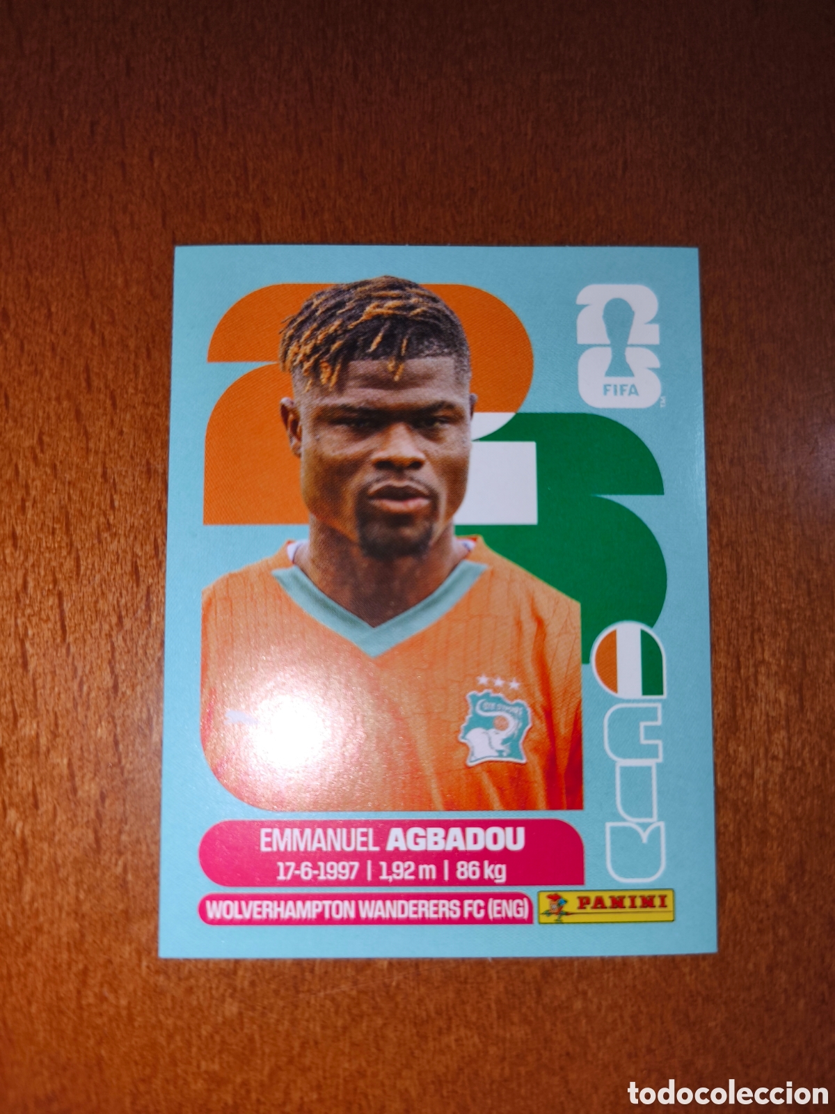 Cromos de F&uacute;tbol: CIV8 Emmanuel Agbadou CIV 8 Fifa World Cup 2026 Costa de Marfil