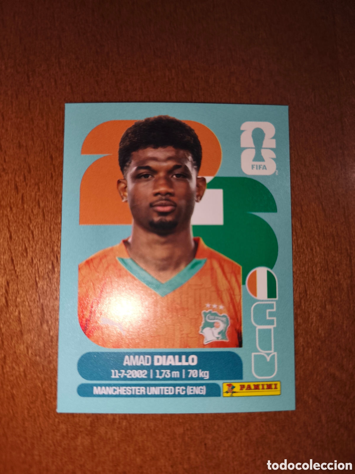 Cromos de F&uacute;tbol: CIV15 Amad Diallo CIV 15 Fifa World Cup 2026 Costa de Marfil
