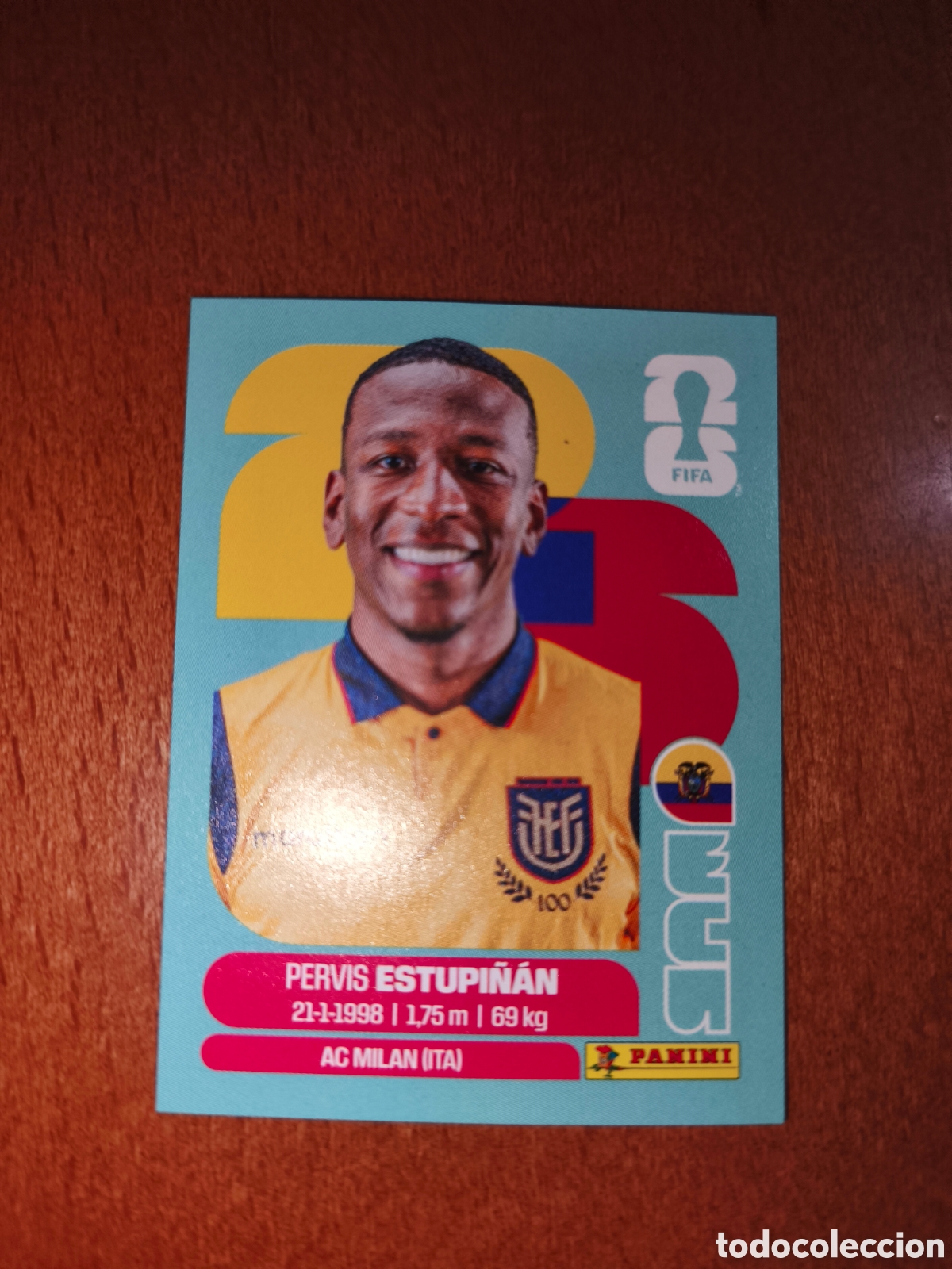 Cromos de F&uacute;tbol: ECU5 Pervis Estupi&ntilde;an ECU 5 Fifa World Cup 2026 Ecuador