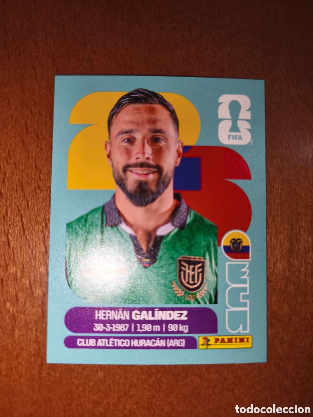Football Stickers: ECU2 Hern&aacute;n Gal&iacute;ndez ECU 2 Fifa World Cup 2026 Ecuador