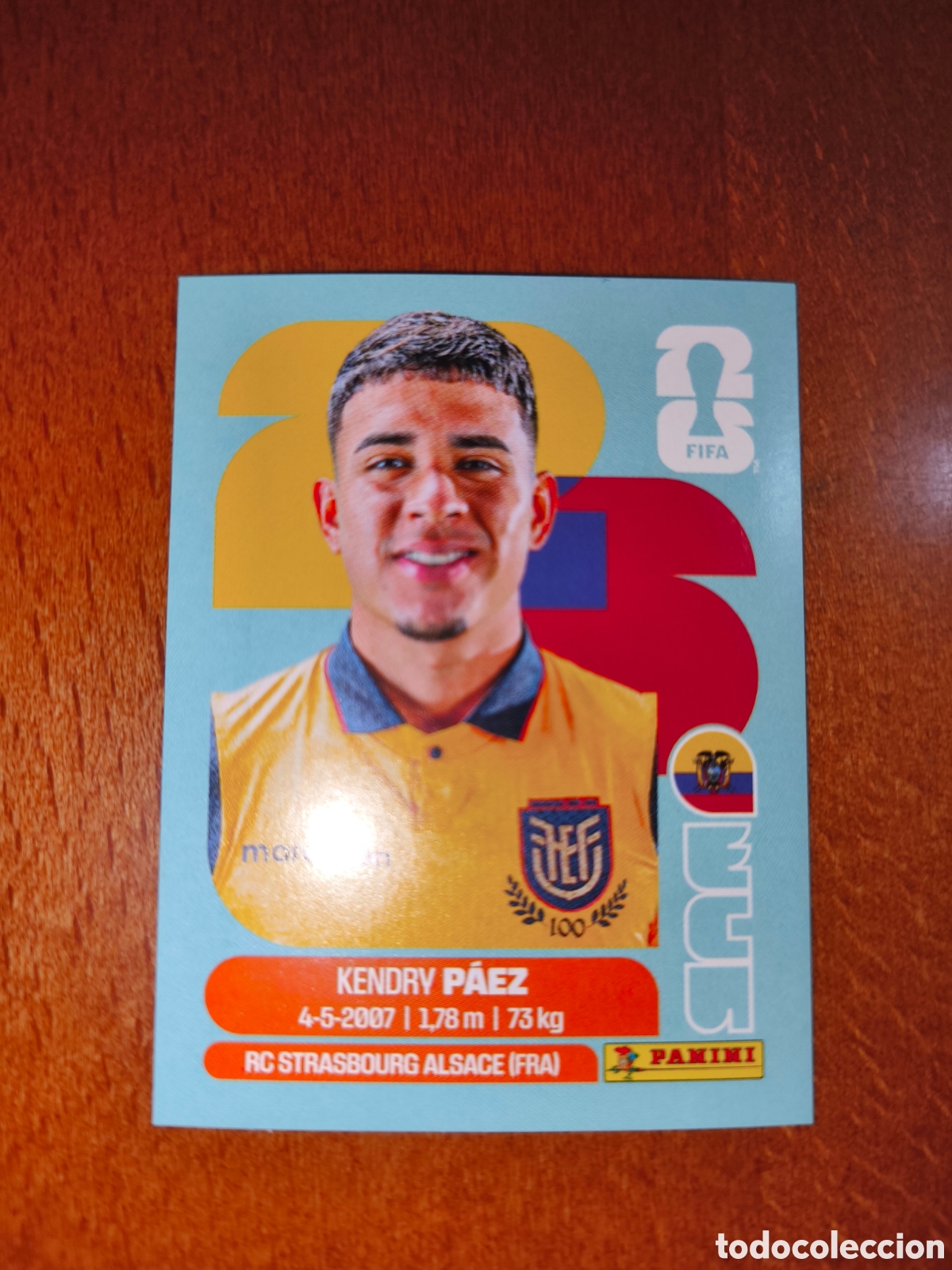Football Stickers: ECU11 Kendry P&aacute;ez ECU 11 Fifa World Cup 2026 Ecuador
