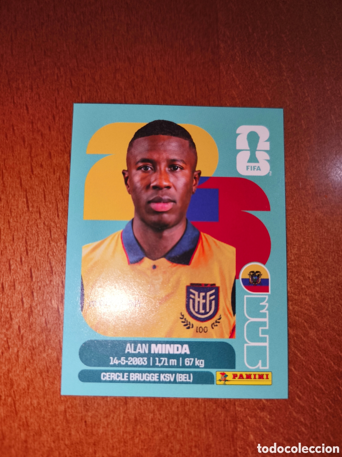 Football Stickers: ECU18 Alan Minda ECU 18 Fifa World Cup 2026 Ecuador