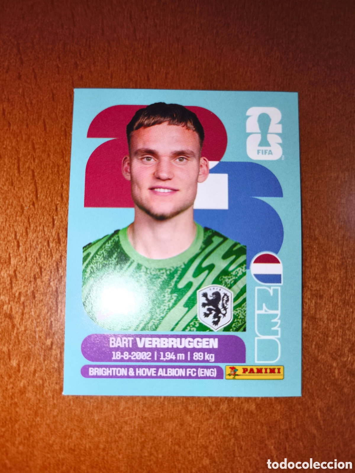 Football Stickers: NED2 Bart Verbruggen NED 2 Fifa World Cup 2026 Holanda
