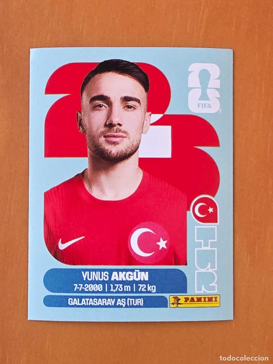 Cromos de F&uacute;tbol: TUR 16 Yunus Akg&uuml;n, Turqu&iacute;a, Panini FIFA World Cup Mundial 2026 Sticker