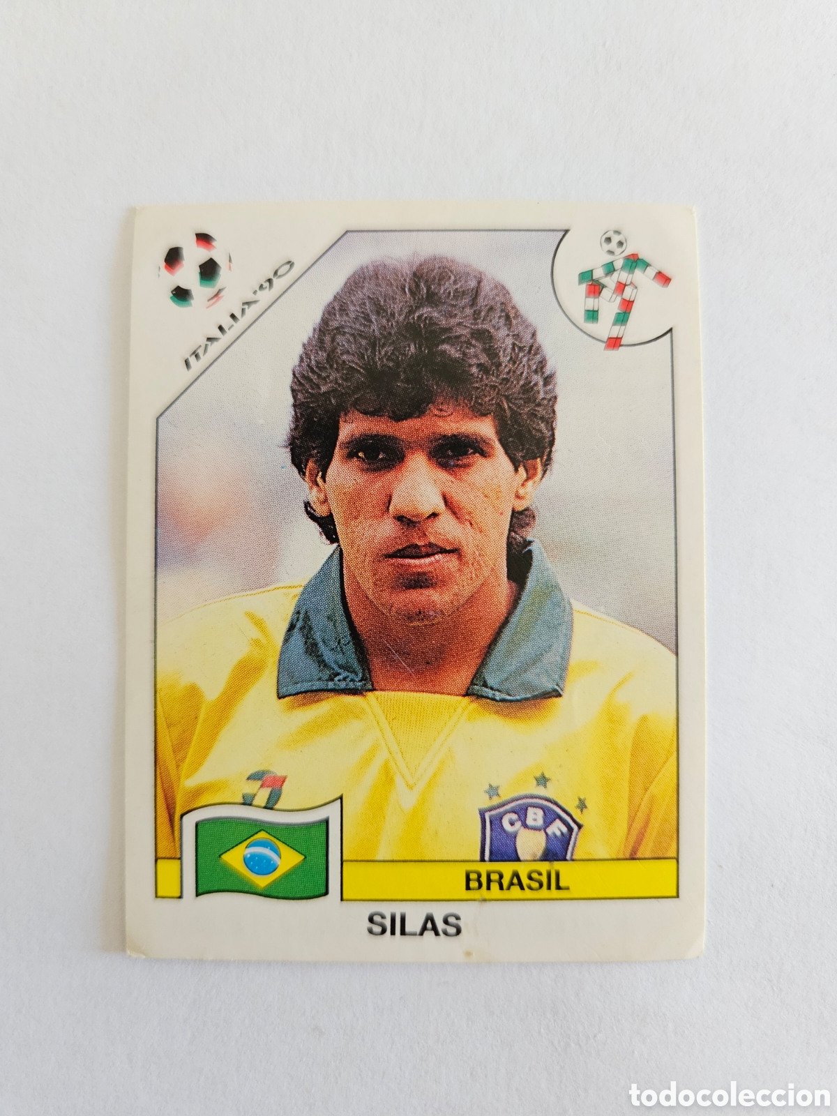 Cromos de F&uacute;tbol: SILAS SELECCION BRASIL 204 MUNDIAL ITALIA 1990 90 PANINI NUNCA PEGADO SIN PEGAR