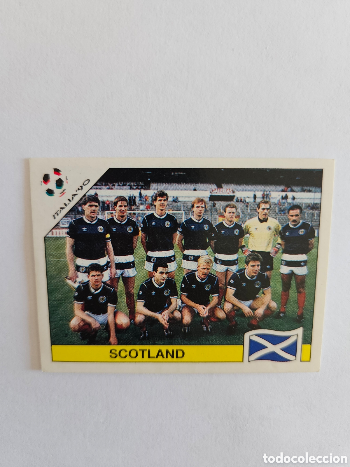 Cromos de F&uacute;tbol: Cromo panini mundial Italia 90 n&uacute;mero 213 Escocia - Stickers album world cup Italy 1990