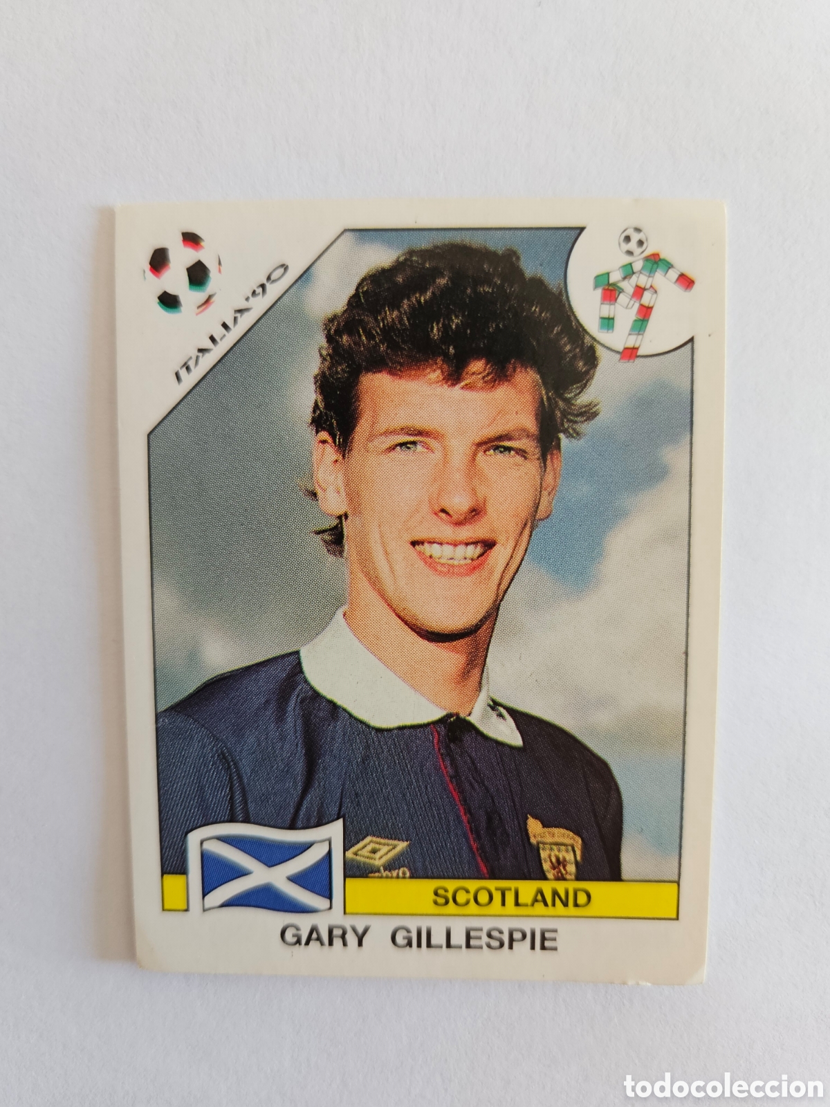 Cartes &agrave; collectionner de Football: GARY GILLESPIE ESCOCIA 217 MUNDIAL ITALIA 1990 90 PANINI NUNCA PEGADO SIN PEGAR