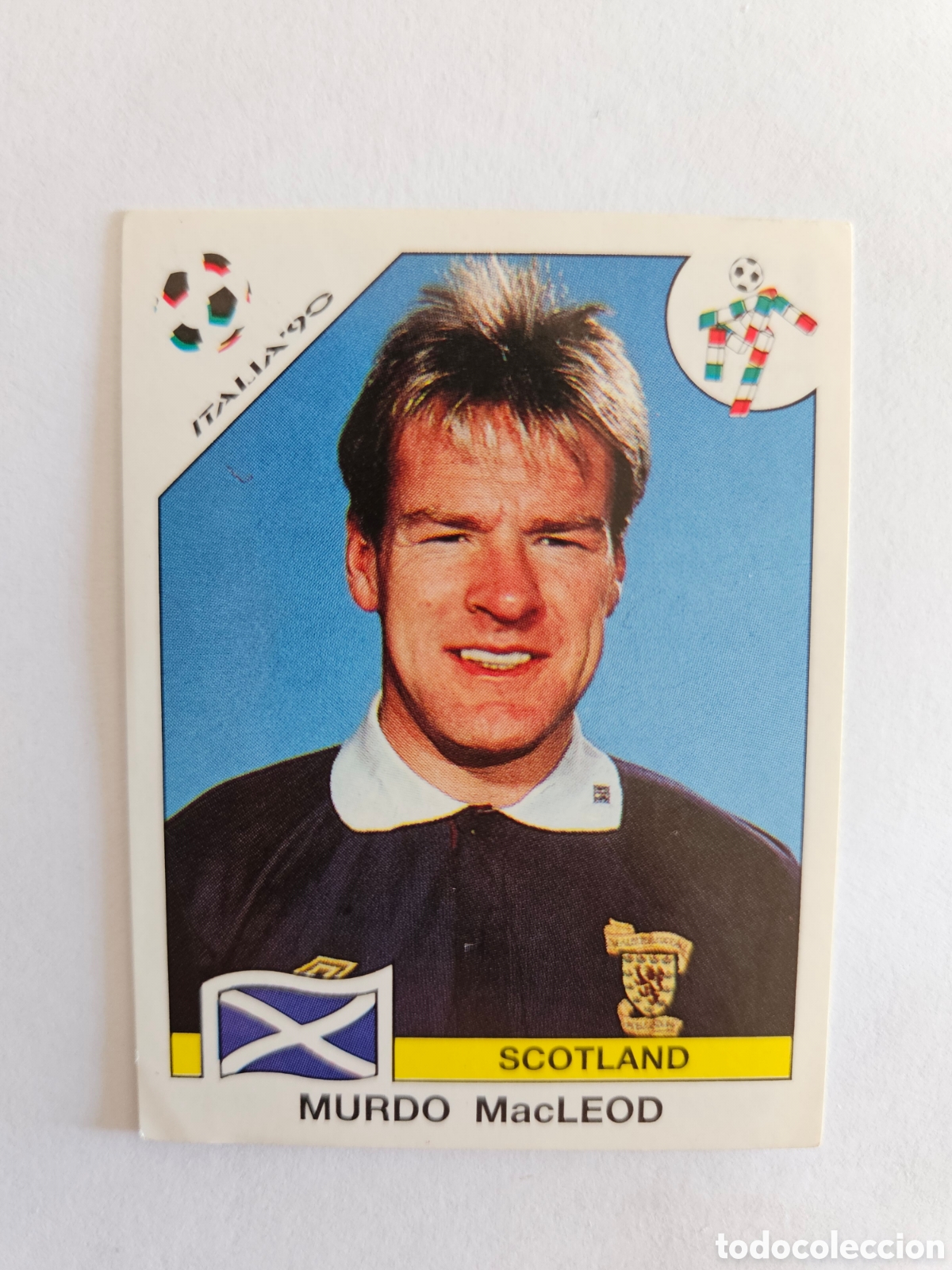 Cartes &agrave; collectionner de Football: MURDO Macleod ESCOCIA PANINI 1990 MUNDIAL CROMO FUTBOL ITALIA 90 SIN PEGAR