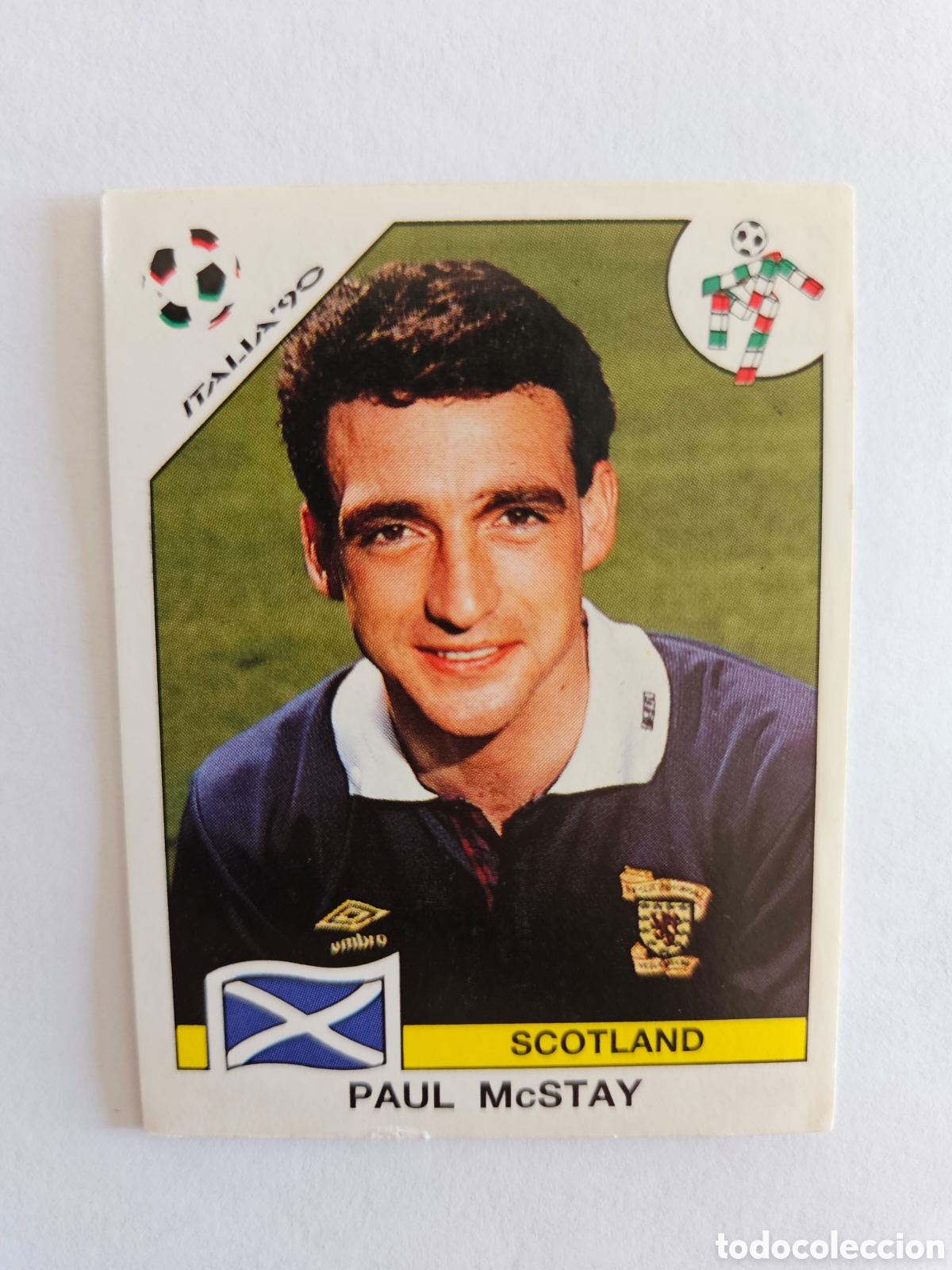 Cartes &agrave; collectionner de Football: PAUL McSTAY ESCOCIA 223 MUNDIAL ITALIA 1990 90 PANINI NUNCA PEGADO SIN PEGAR