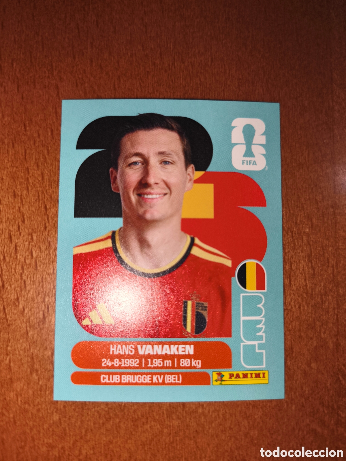 Cartes &agrave; collectionner de Football: BEL14 Hans Vanaken BEL 14 Fifa World Cup 2026 B&eacute;lgica