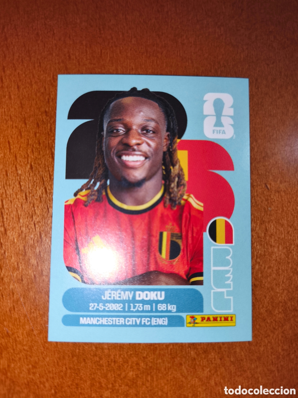 Cromos de F&uacute;tbol: BEL16 Jeremy Doku BEL 16 Fifa World Cup 2026 B&eacute;lgica