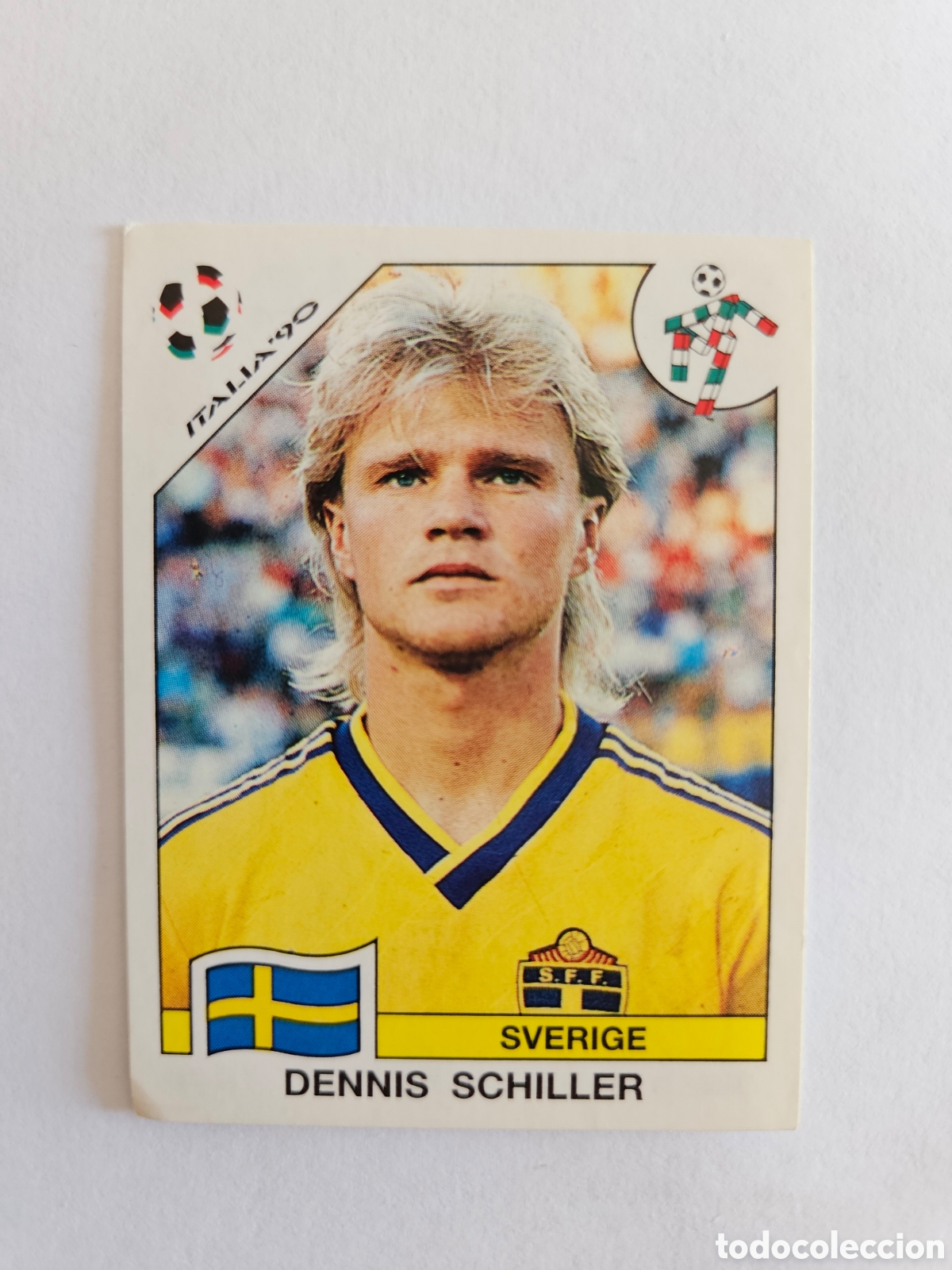 Cromos de F&uacute;tbol: CROMO SIN PEGAR FUTBOL 90 PANINI MUNDIAL ITALIA 1990 SUECIA 237 DENNIS SCHILLER