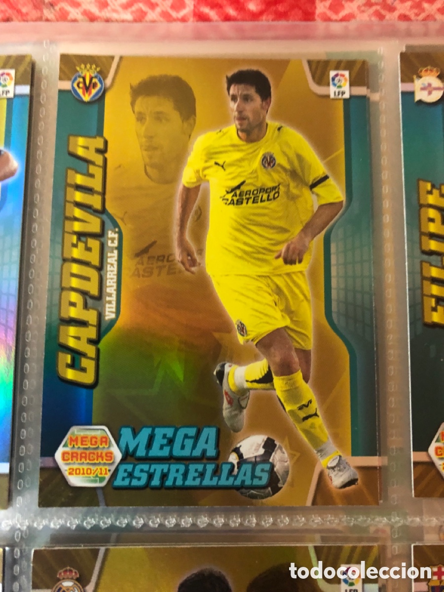 Cromos de F&uacute;tbol: Megacracks 2010 2011 mega estrellas capdevilla 371 Villarreal