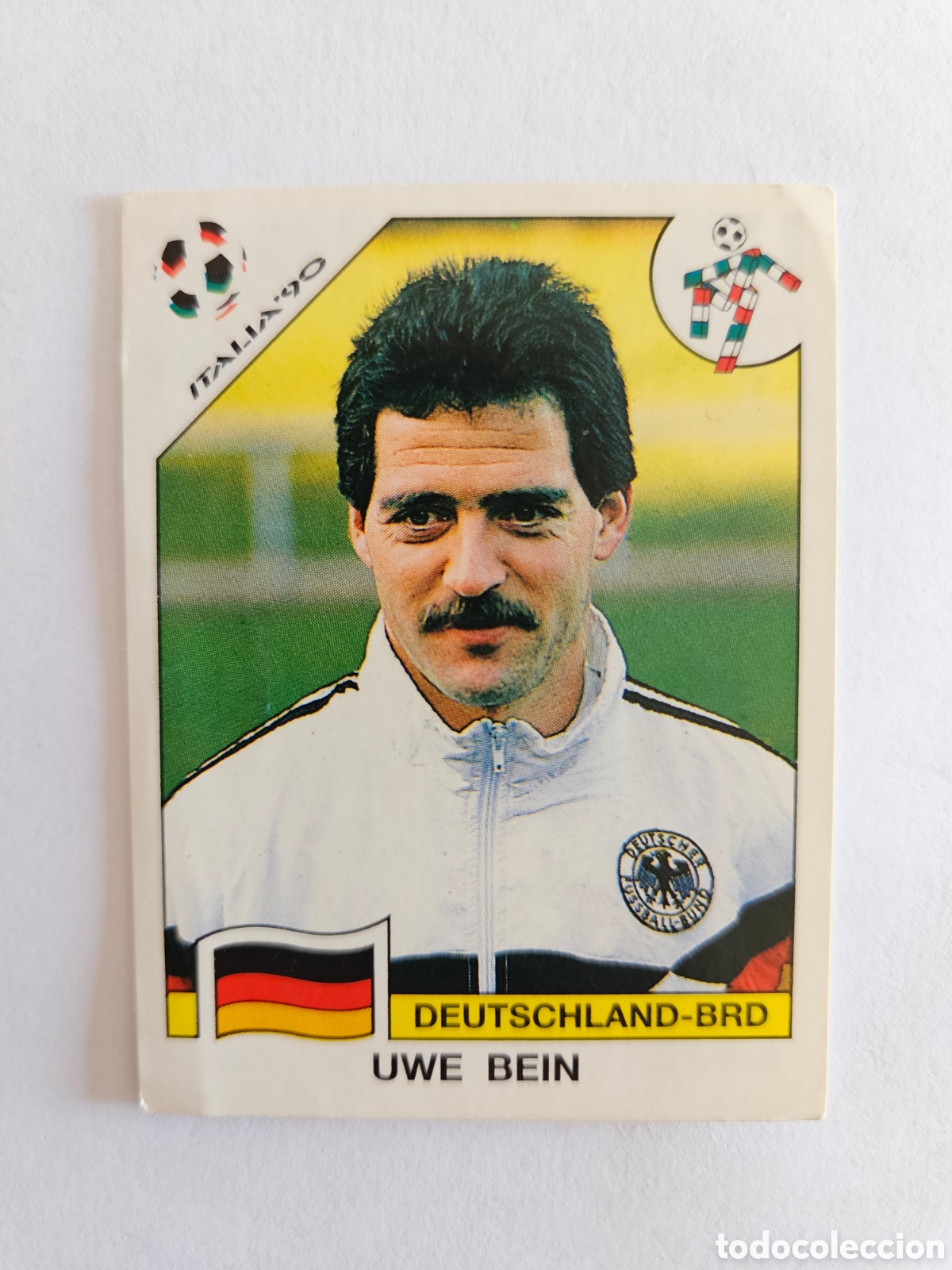 Cromos de F&uacute;tbol: UWE BEIN SELECCION ALEMANIA 261 MUNDIAL ITALIA 1990 90 PANINI NUNCA PEGADO SIN PEGAR
