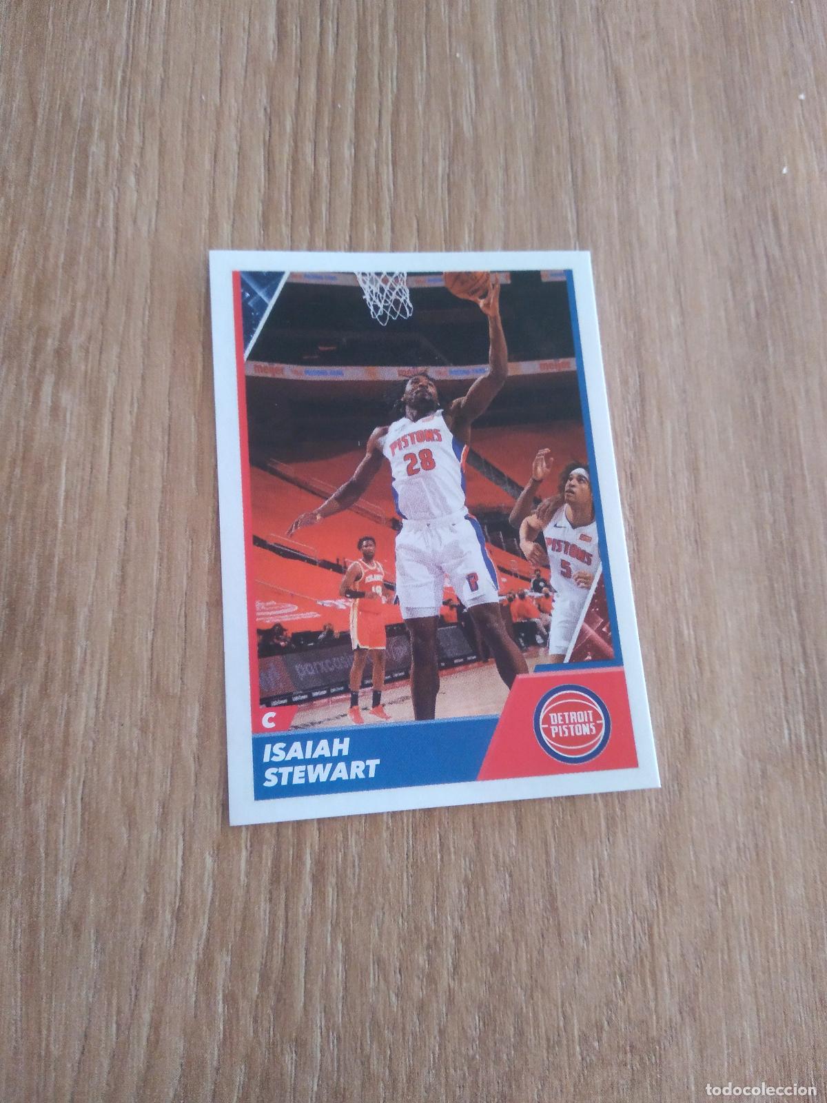 Cromos de F&uacute;tbol: 189 ISAIAH STEWART DETROIT PISTONS CROMO PANINI BASKET BALONCESTO 2021-2022 NBA 21-22