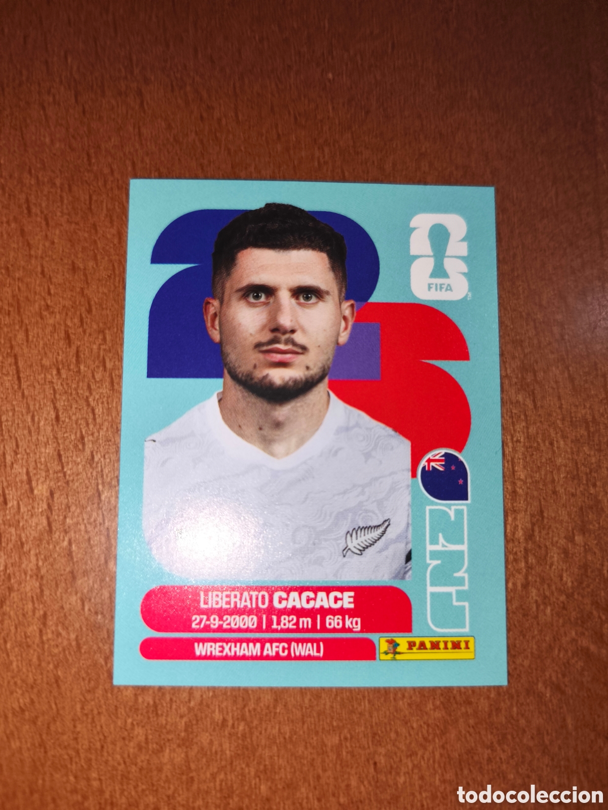 Cromos de F&uacute;tbol: NZL5 Liberato Cacace NZL 5 Fifa World Cup 2026 Nueva Zelanda