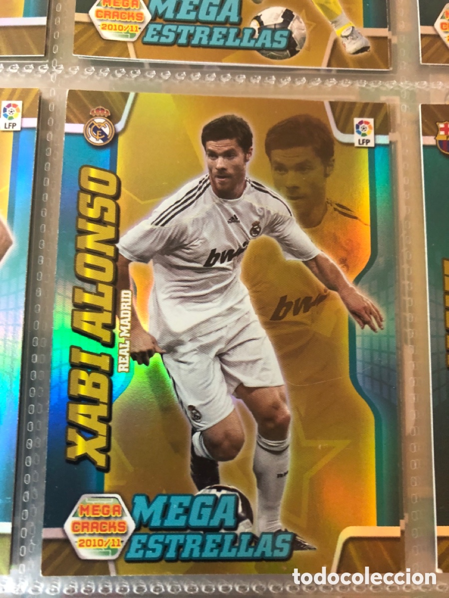 Cromos de F&uacute;tbol: Megacracks 2010 2011 mega estrellas Xabi alonso 374 real Madrid