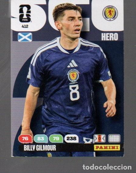 Cromos de F&uacute;tbol: CROMO DE FUTBOL XL ADRENALYN PANINI LIGA 2024/25 N&ordm; 412 DE BILLY GILMOUR