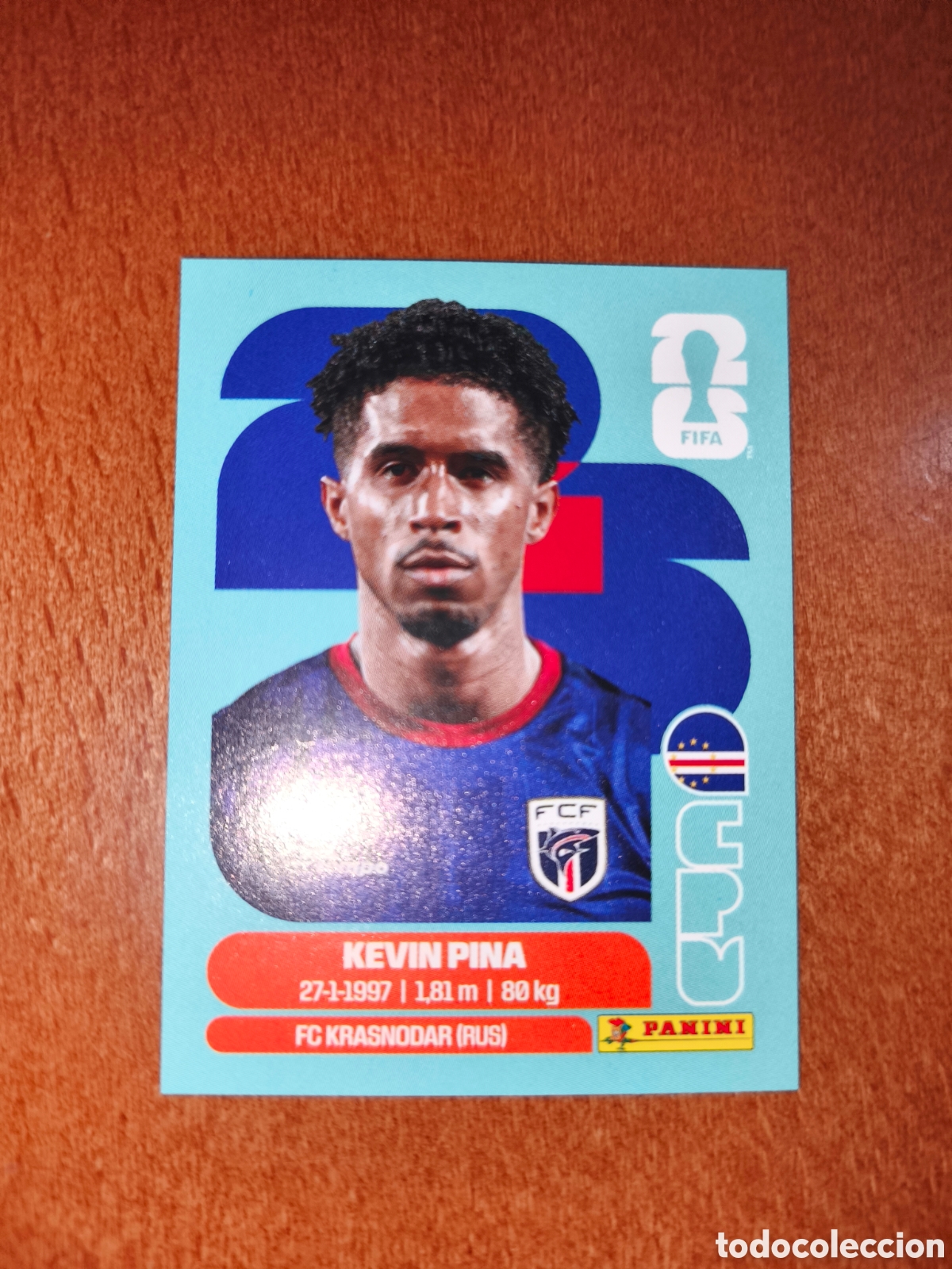 Cromos de F&uacute;tbol: CPV10 Kevin Pina CPV 10 Fifa World Cup 2026 Cabo Verde