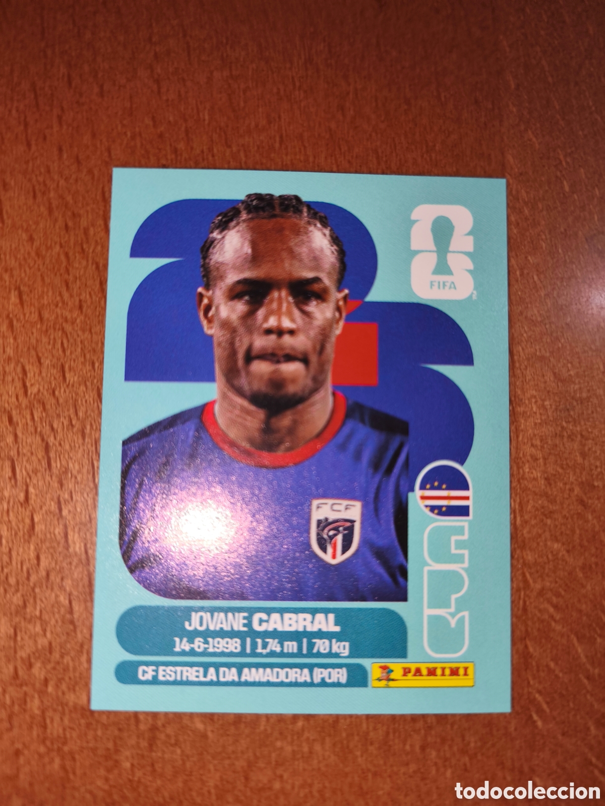 Cromos de F&uacute;tbol: CPV16 Jovane Cabral CPV 16 Fifa World Cup 2026 Cabo Verde