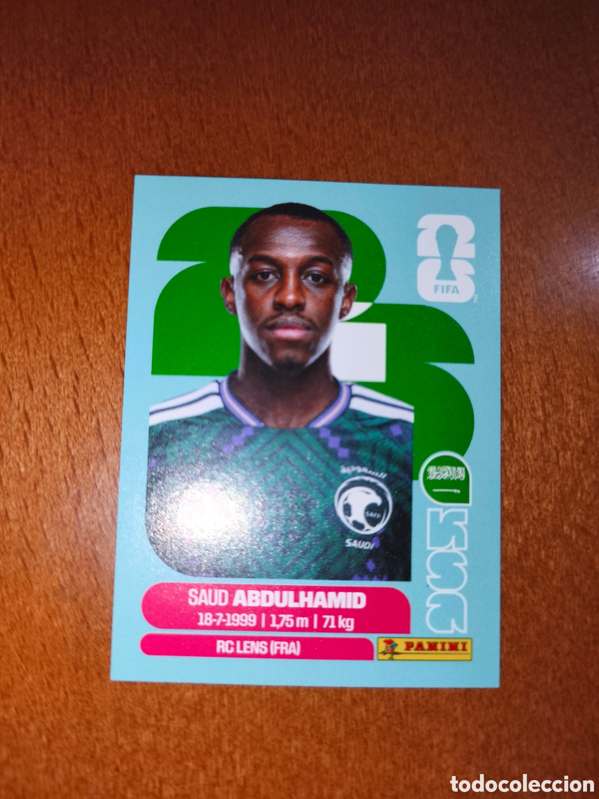 Cartes &agrave; collectionner de Football: KSA4 Saud Abdulhamid KSA 4 Fifa World Cup 2026 Arabia Saud&iacute;