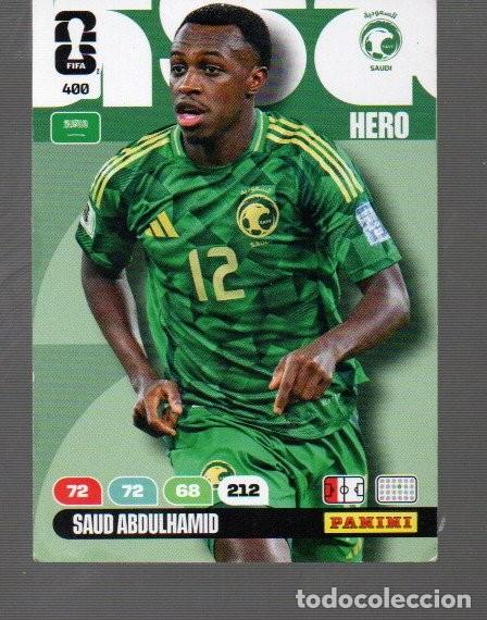Cromos de Futebol: CROMO DE FUTBOL XL ADRENALYN PANINI LIGA 2026 N&ordm; 400 DE SAUD ABDULHAMID
