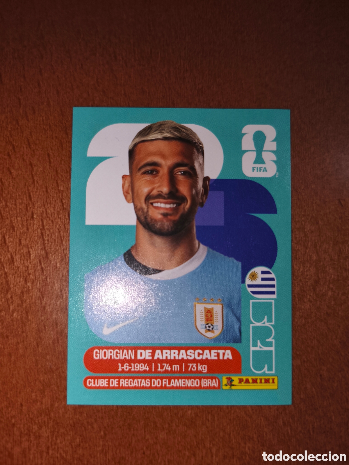 Cromos de F&uacute;tbol: URU11 Giorgian De Arrascaeta URU 11 Fifa World Cup 2026 Uruguay