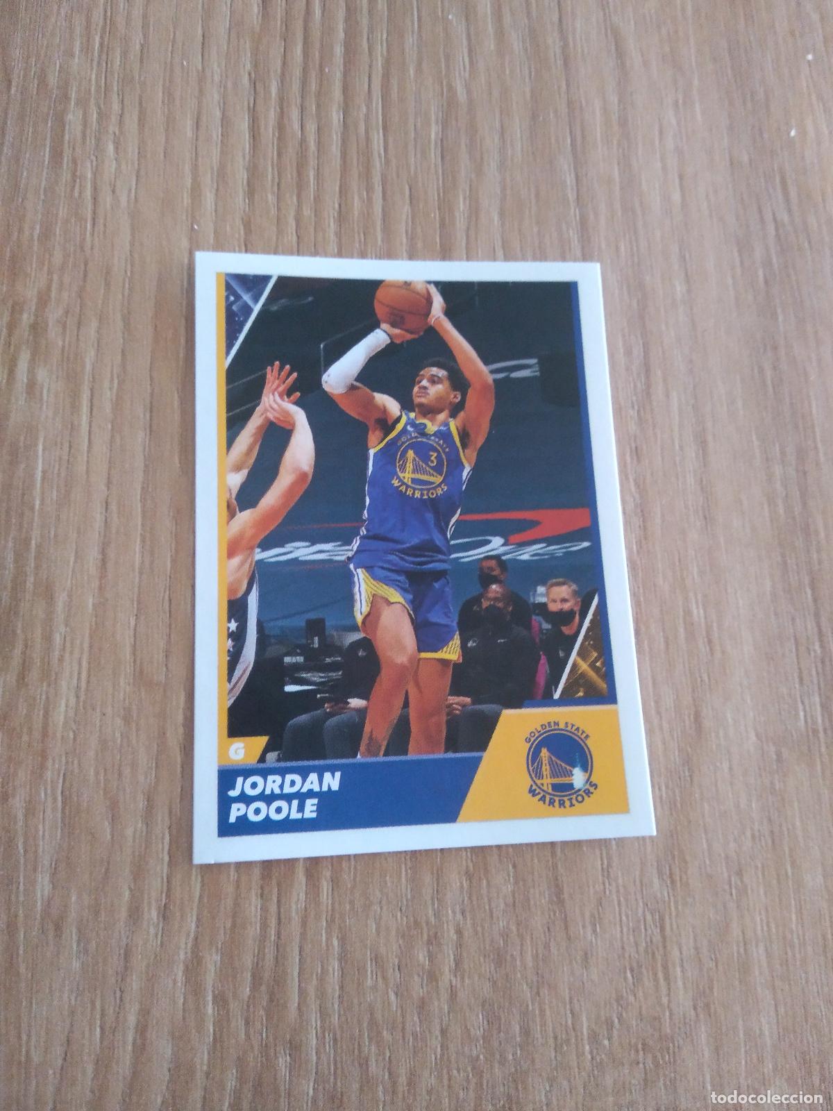 Cromos de F&uacute;tbol: 337 JORDAN POOLE GOLDEN STATE WARRIORS CROMO PANINI BASKET BALONCESTO 2021-2022 NBA 21-22