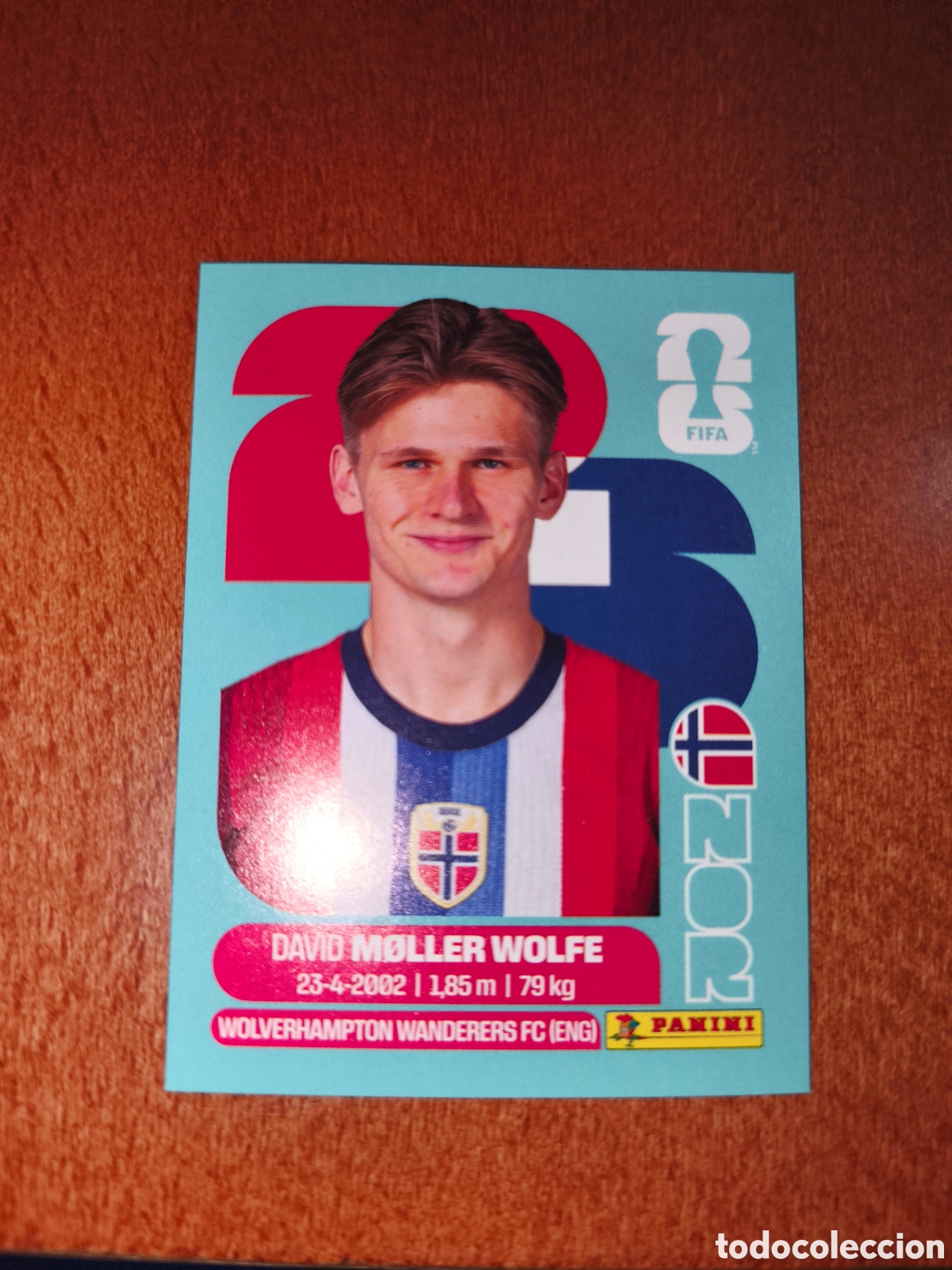 Cromos de F&uacute;tbol: NOR7 David Moller Wolfe Fifa World Cup 2026 Noruega