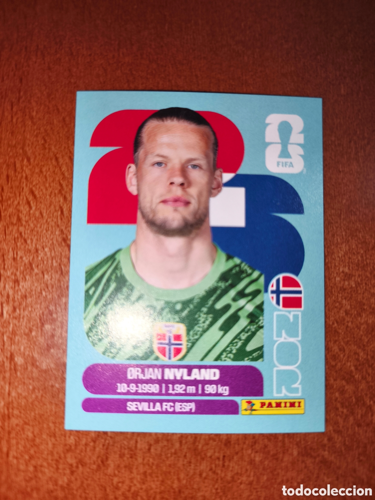 Cromos de F&uacute;tbol: NOR2 Orjan Nyland NOR 2 Fifa World Cup 2026 Noruega