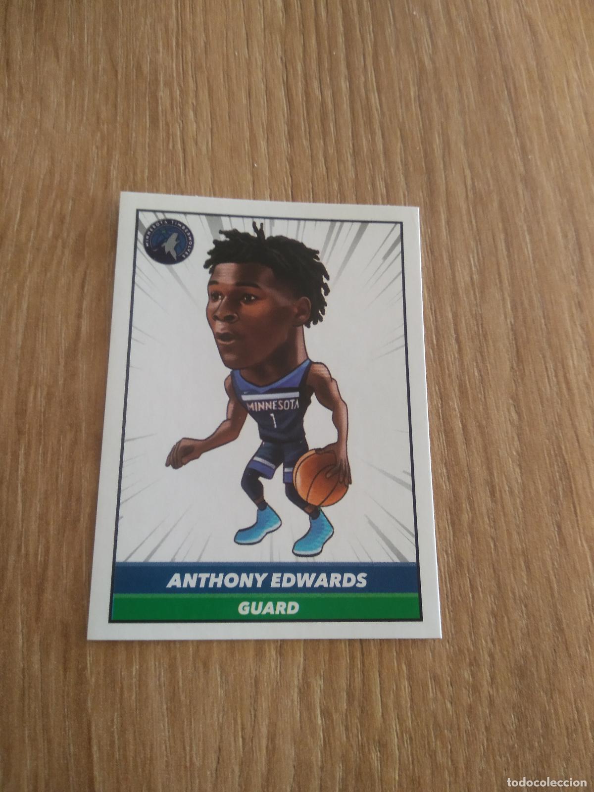 Cromos de F&uacute;tbol: 393 ANTHONY EDWARDS MINNESOTA TIMBERWOLVES CROMO PANINI BASKET BALONCESTO 2021-2022 NBA 21-22