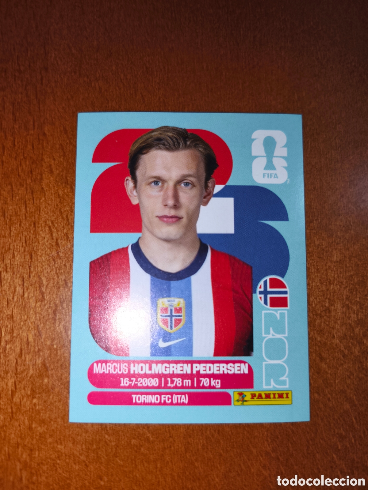 Cromos de F&uacute;tbol: NOR6 Marcus Holmgren Pedersen NOR 6 Fifa World Cup 2026 Noruega