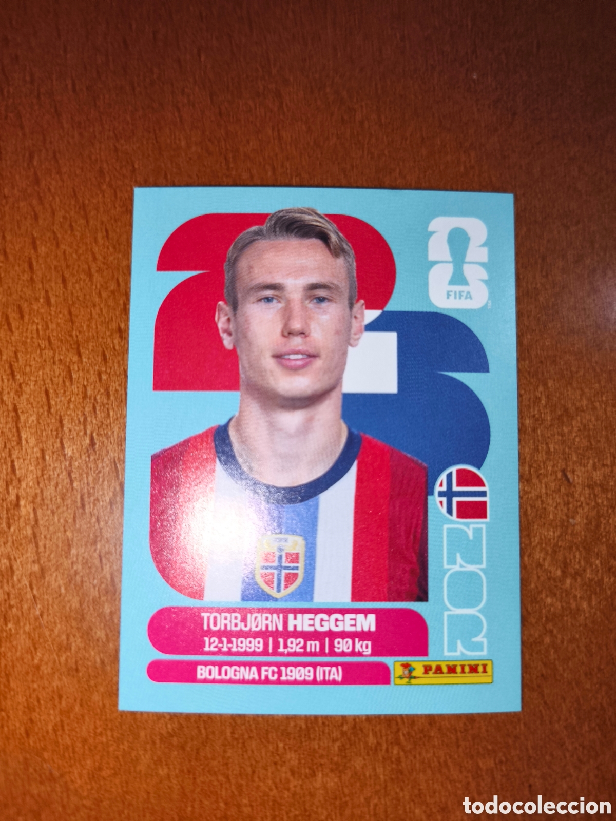 Fu&szlig;ball-Sticker: NOR8 Torbjorn Heggem NOR 8 Fifa World Cup 2026 Noruega