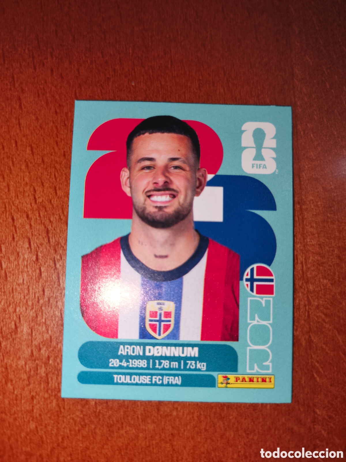 Fu&szlig;ball-Sticker: NOR17 Aron Donnum NOR 17 Fifa World Cup 2026 Noruega