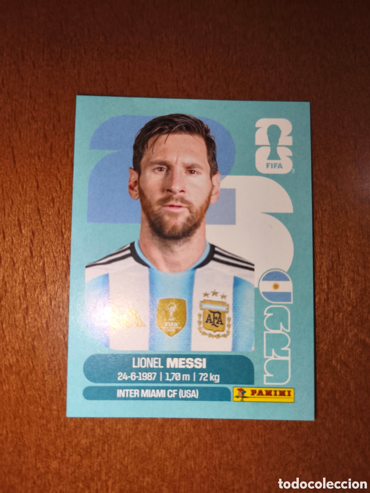 Fu&szlig;ball-Sticker: ARG17 Lionel Messi ARG 17 Fifa World Cup 2026 Argentina