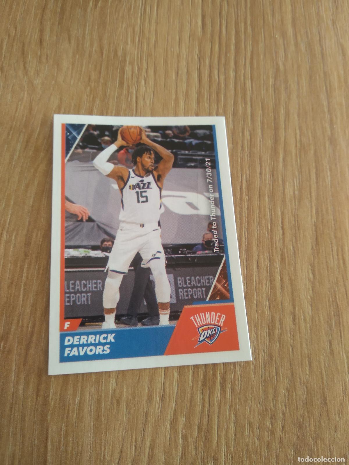 Cromos de F&uacute;tbol: 429 DERRICK FAVORS THUNDER OKLAHOMA CITY CROMO PANINI BASKET BALONCESTO 2021-2022 NBA 21-22