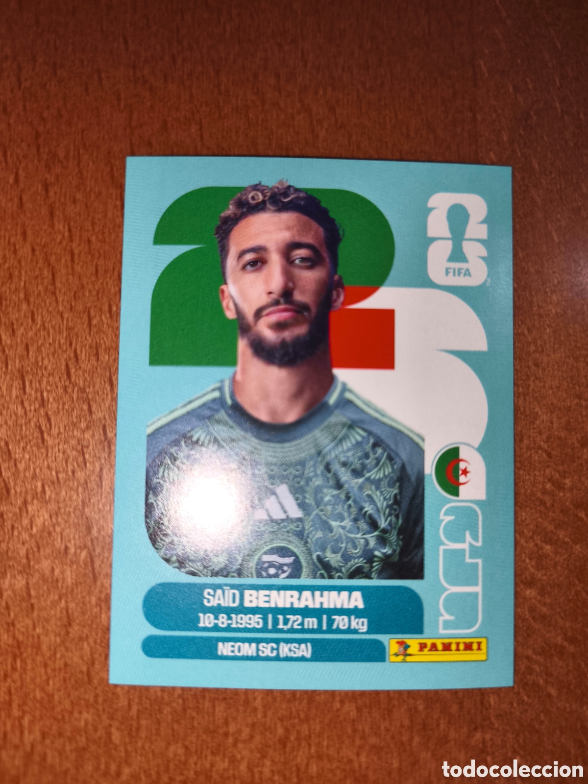Cromos de F&uacute;tbol: ALG16 Said Benrahma Fifa World Cup 2026 Argelia