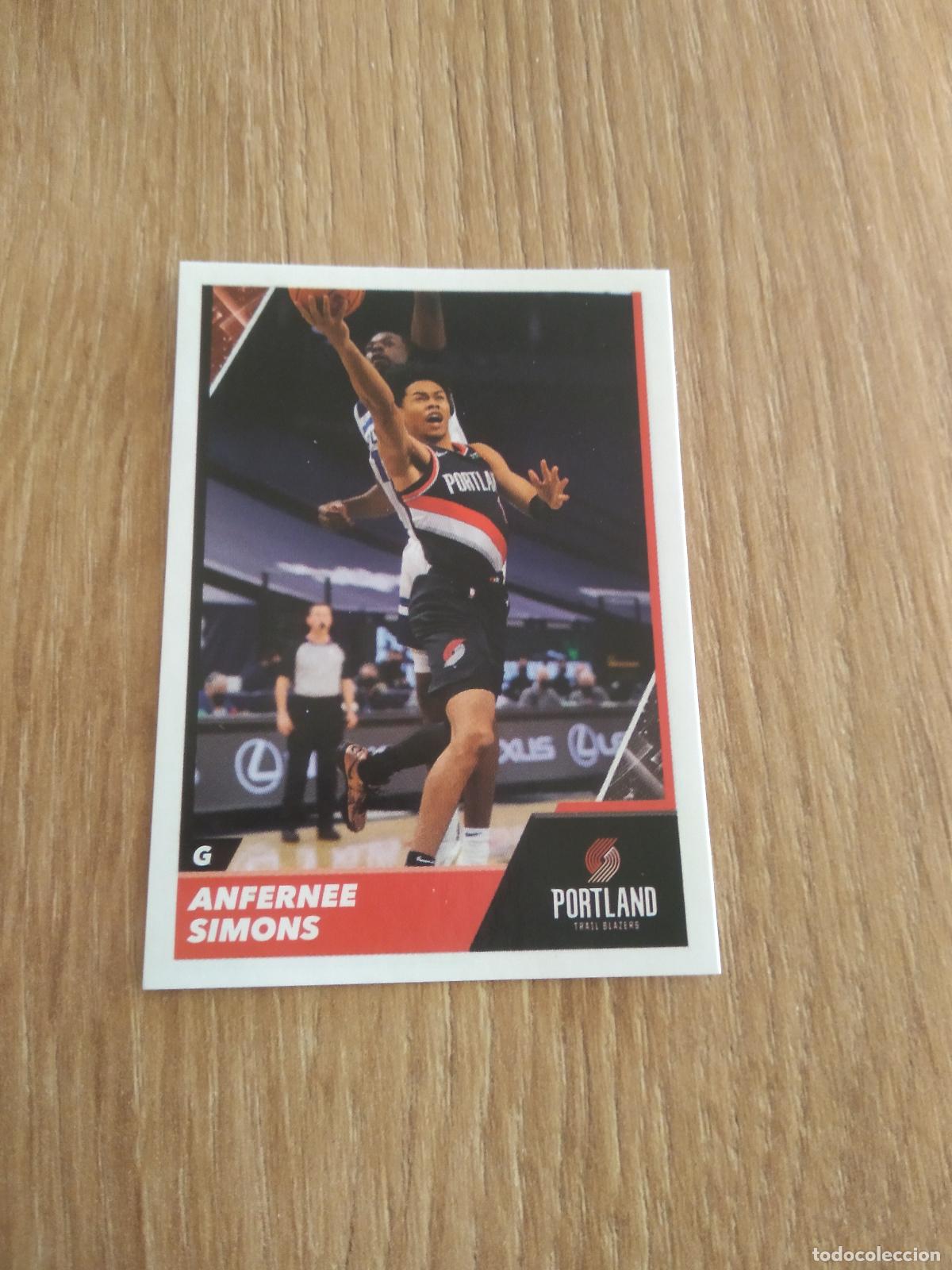 Cromos de F&uacute;tbol: 453 ANFERNEE SIMONS PORTLAND TRAIL BLAZERS CROMO PANINI BASKET BALONCESTO 2021-2022 NBA 21-22