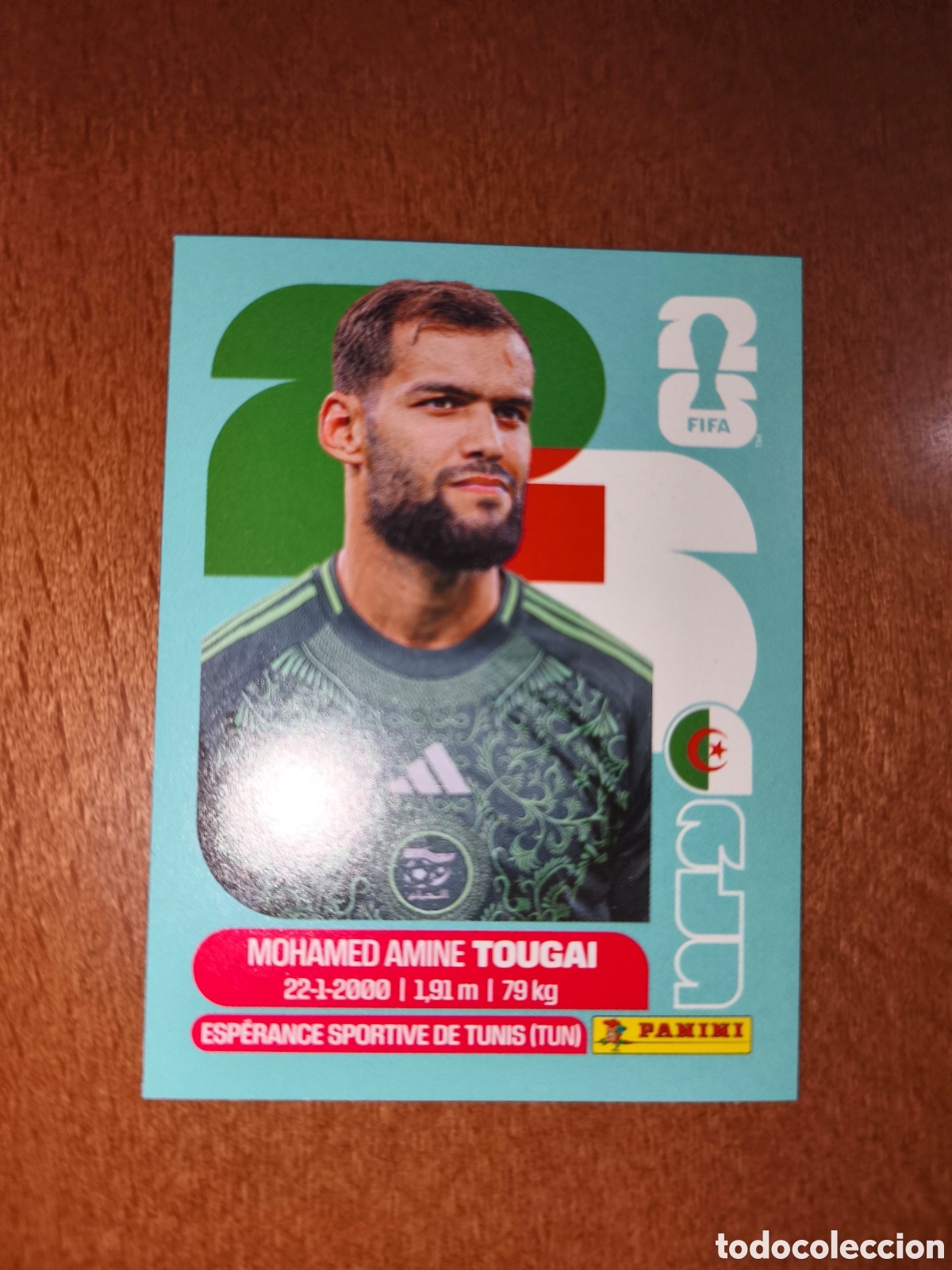 Cromos de F&uacute;tbol: ALG6 Mohamed Amine Tougai ALG 6 Fifa World Cup 2026 Argelia