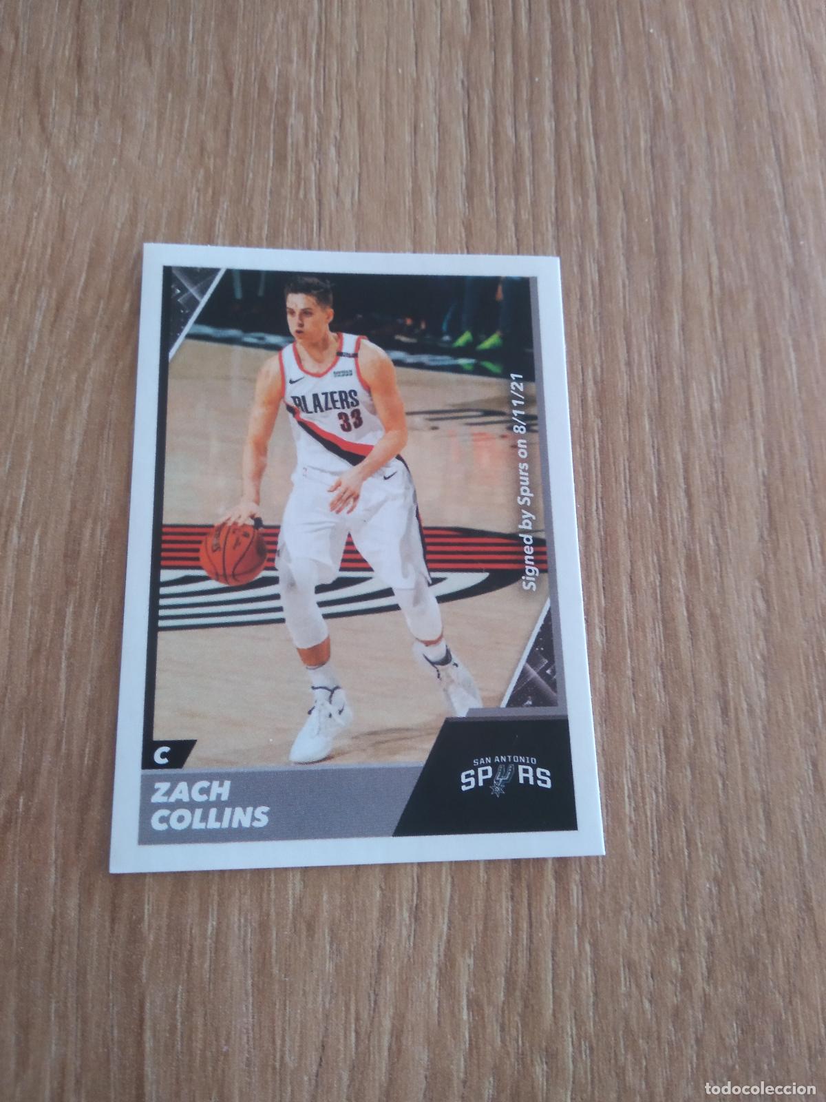 Cromos de F&uacute;tbol: 477 ZACH COLLINS SAN ANTONIO SPURS CROMO PANINI BASKET BALONCESTO 2021-2022 NBA 21-22