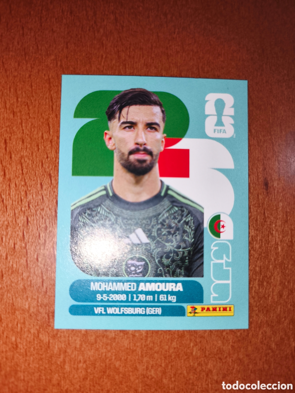 Cartes &agrave; collectionner de Football: ALG20 Mohammed Amoura ALG 20 Fifa World Cup 2026 Argelia