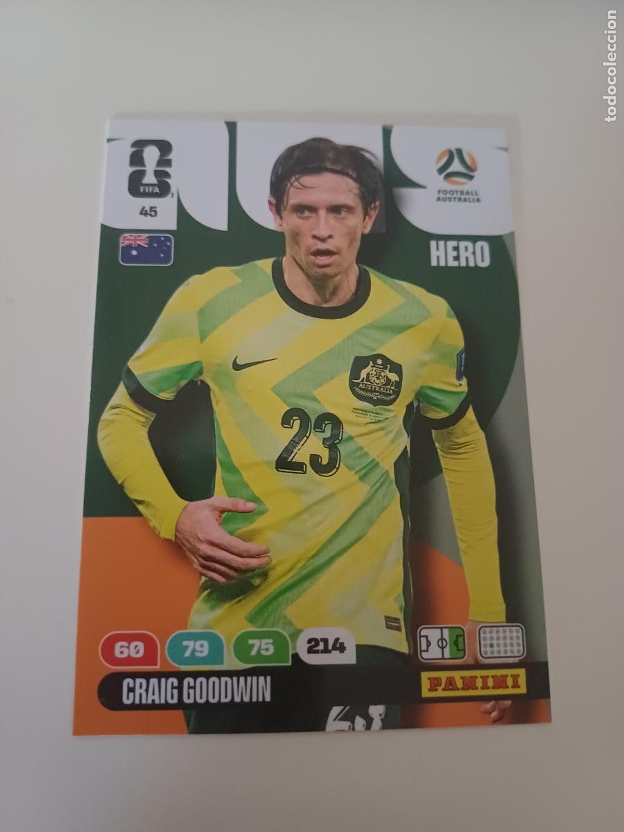 Cartes &agrave; collectionner de Football: 045 - AUS12 - Craig Goodwin / Australia